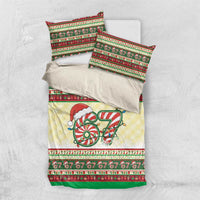 67 Six Seven Funny Meme Christmas Bedding Set Funny Xmas - Wonder Print Shop