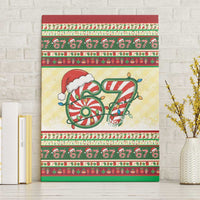 67 Six Seven Funny Meme Christmas Canvas Wall Art Funny Xmas - Wonder Print Shop
