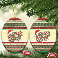 67 Six Seven Funny Meme Christmas Ceramic Ornament Funny Xmas - Wonder Print Shop