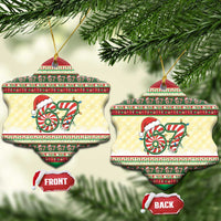 67 Six Seven Funny Meme Christmas Ceramic Ornament Funny Xmas - Wonder Print Shop