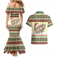 67 Six Seven Funny Meme Christmas Couples Matching Mermaid Dress and Hawaiian Shirt Funny Xmas - Wonder Print Shop