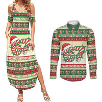 67 Six Seven Funny Meme Christmas Couples Matching Summer Maxi Dress and Long Sleeve Button Shirt Funny Xmas - Wonder Print Shop