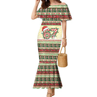 67 Six Seven Funny Meme Christmas Family Matching Mermaid Dress and Hawaiian Shirt Funny Xmas - Wonder Print Shop