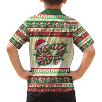 67 Six Seven Funny Meme Christmas Family Matching Off The Shoulder Long Sleeve Dress and Hawaiian Shirt Funny Xmas - Wonder Print Shop