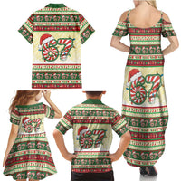 67 Six Seven Funny Meme Christmas Family Matching Summer Maxi Dress and Hawaiian Shirt Funny Xmas - Wonder Print Shop