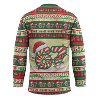 67 Six Seven Funny Meme Christmas Hockey Jersey Funny Xmas - Wonder Print Shop
