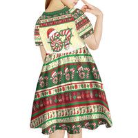 67 Six Seven Funny Meme Christmas Kid Short Sleeve Dress Funny Xmas - Wonder Print Shop