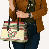 67 Six Seven Funny Meme Christmas Leather Bag Funny Xmas - Wonder Print Shop