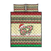 67 Six Seven Funny Meme Christmas Quilt Bed Set Funny Xmas - Wonder Print Shop