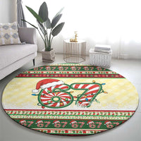 67 Six Seven Funny Meme Christmas Round Carpet Funny Xmas - Wonder Print Shop