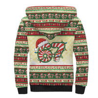 67 Six Seven Funny Meme Christmas Sherpa Hoodie Funny Xmas - Wonder Print Shop