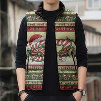 67 Six Seven Funny Meme Christmas Sleeveless Puffer Jacket Funny Xmas - Wonder Print Shop