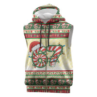67 Six Seven Funny Meme Christmas Sleeveless Zip Hoodie Funny Xmas - Wonder Print Shop