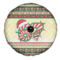67 Six Seven Funny Meme Christmas Spare Tire Cover Funny Xmas - Wonder Print Shop