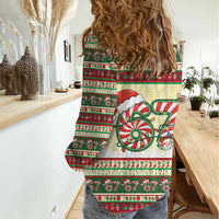 67 Six Seven Funny Meme Christmas Women Casual Shirt Funny Xmas - Wonder Print Shop