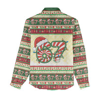 67 Six Seven Funny Meme Christmas Women Casual Shirt Funny Xmas - Wonder Print Shop