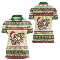 67 Six Seven Funny Meme Christmas Women Polo Shirt Funny Xmas - Wonder Print Shop