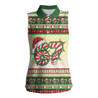 67 Six Seven Funny Meme Christmas Women Sleeveless Polo Shirt Funny Xmas - Wonder Print Shop