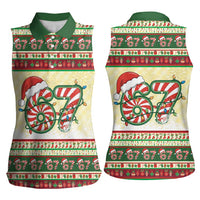 67 Six Seven Funny Meme Christmas Women Sleeveless Polo Shirt Funny Xmas - Wonder Print Shop