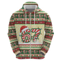 67 Six Seven Funny Meme Christmas Zip Hoodie Funny Xmas - Wonder Print Shop