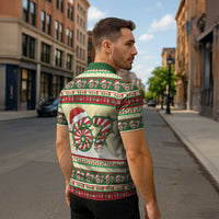 67 Six Seven Funny Meme Christmas Zipper Polo Shirt Funny Xmas - Wonder Print Shop