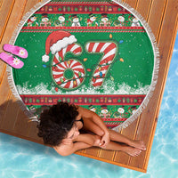 67 Six Seven Funny Meme Christmas Beach Blanket Funny Xmas - Wonder Print Shop