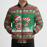 67 Six Seven Funny Meme Christmas Bomber Puffer Jacket Funny Xmas - Wonder Print Shop