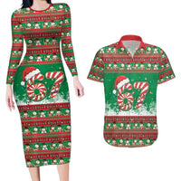 67 Six Seven Funny Meme Christmas Couples Matching Long Sleeve Bodycon Dress and Hawaiian Shirt Funny Xmas - Wonder Print Shop