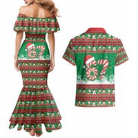 67 Six Seven Funny Meme Christmas Couples Matching Mermaid Dress and Hawaiian Shirt Funny Xmas - Wonder Print Shop