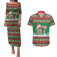 67 Six Seven Funny Meme Christmas Couples Matching Puletasi and Hawaiian Shirt Funny Xmas - Wonder Print Shop