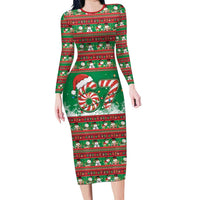 67 Six Seven Funny Meme Christmas Family Matching Long Sleeve Bodycon Dress and Hawaiian Shirt Funny Xmas - Wonder Print Shop