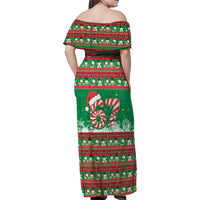 67 Six Seven Funny Meme Christmas Family Matching Off Shoulder Maxi Dress and Hawaiian Shirt Funny Xmas - Wonder Print Shop
