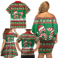 67 Six Seven Funny Meme Christmas Family Matching Off Shoulder Short Dress and Hawaiian Shirt Funny Xmas - Wonder Print Shop
