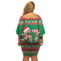 67 Six Seven Funny Meme Christmas Family Matching Off Shoulder Short Dress and Hawaiian Shirt Funny Xmas - Wonder Print Shop