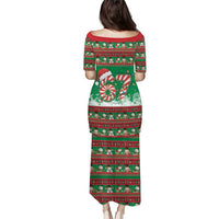 67 Six Seven Funny Meme Christmas Family Matching Puletasi and Hawaiian Shirt Funny Xmas - Wonder Print Shop