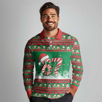 67 Six Seven Funny Meme Christmas Long Sleeve Polo Shirt Funny Xmas - Wonder Print Shop