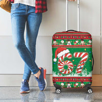 67 Six Seven Funny Meme Christmas Luggage Cover Funny Xmas - Wonder Print Shop