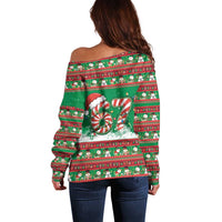 67 Six Seven Funny Meme Christmas Off Shoulder Sweater Funny Xmas - Wonder Print Shop