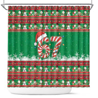 67 Six Seven Funny Meme Christmas Shower Curtain Funny Xmas - Wonder Print Shop