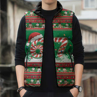 67 Six Seven Funny Meme Christmas Sleeveless Puffer Jacket Funny Xmas - Wonder Print Shop