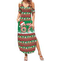 67 Six Seven Funny Meme Christmas Summer Maxi Dress Funny Xmas - Wonder Print Shop