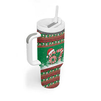 67 Six Seven Funny Meme Christmas Tumbler With Handle Funny Xmas - Wonder Print Shop