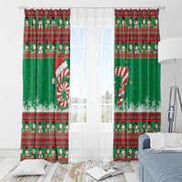 67 Six Seven Funny Meme Christmas Window Curtain Funny Xmas - Wonder Print Shop