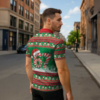 67 Six Seven Funny Meme Christmas Zipper Polo Shirt Funny Xmas - Wonder Print Shop