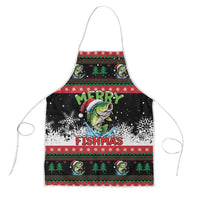 Fishing Christmas Merry Fishmas Apron We Wish You A Merry Fishmas - Wonder Print Shop