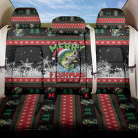 Fishing Christmas Merry Fishmas Back Car Seat Cover We Wish You A Merry Fishmas - Wonder Print Shop