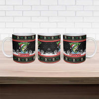 Fishing Christmas Merry Fishmas Ceramic Mug We Wish You A Merry Fishmas - Wonder Print Shop