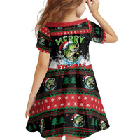 Fishing Christmas Merry Fishmas Family Matching Mermaid Dress and Hawaiian Shirt We Wish You A Merry Fishmas - Wonder Print Shop