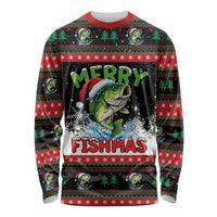 Fishing Christmas Merry Fishmas Long Sleeve Shirt We Wish You A Merry Fishmas - Wonder Print Shop