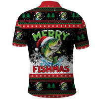 Fishing Christmas Merry Fishmas Polo Shirt We Wish You A Merry Fishmas - Wonder Print Shop